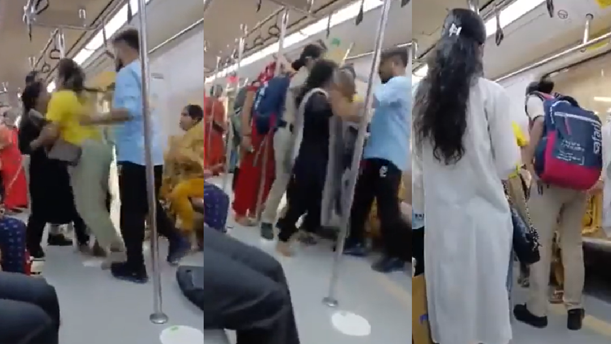 delhi-metro-viral-video-woman-threatens-passenger-during-ugly-fight-says-me-judge-ki-beti-hu-nhi-chorungi-watch