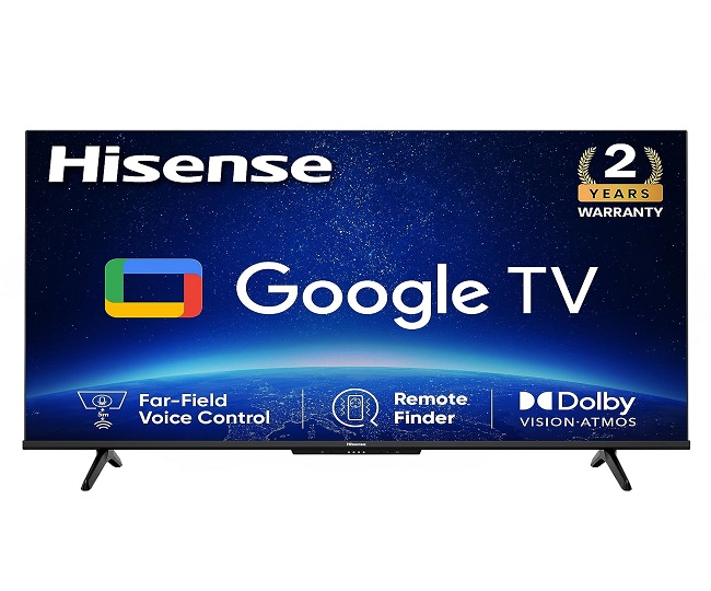 Hisense A6H 108 cm (43 inch) Ultra HD (4K) LED Smart Google TV 2022 Edition  with Hands Free Voice Control, Dolby Vision and Atmos Online at best Prices  In India