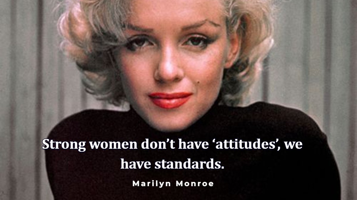 strong women quotes marilyn monroe