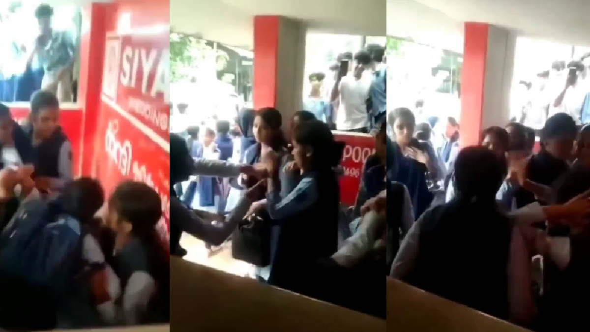 Schoolgalsxxx - Viral Video Of School Girls Fighting With Each Other Leaves Internet With  Hilarious Reactions | Watch