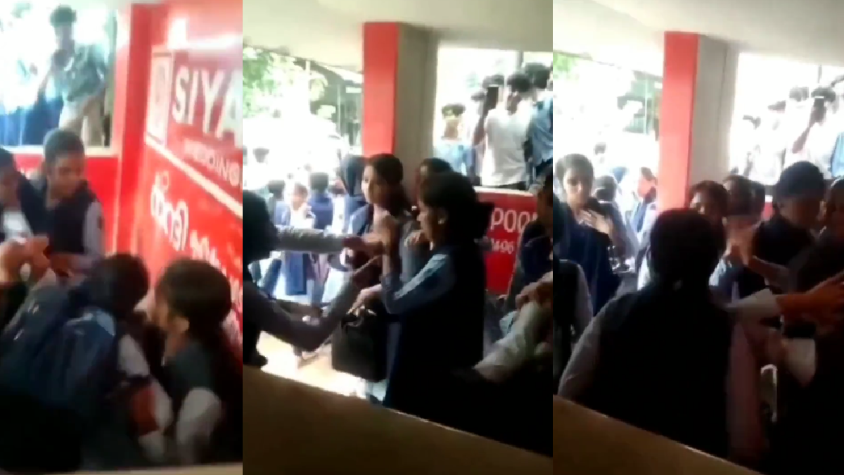 Schoolgarlxxx - Viral Video Of School Girls Fighting With Each Other Leaves Internet With  Hilarious Reactions | Watch