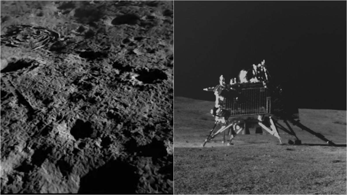 Chandrayaan 3 Vikram Soft Lands On Moon Again In Successful Hop