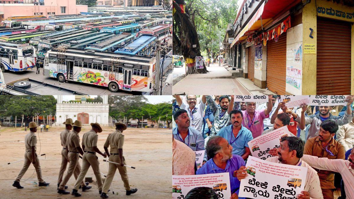 Bengaluru Bandh: Over 20 Protesters Detained, Police On Alert, Sec 144 ...