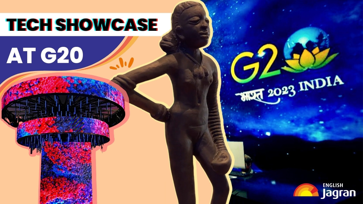 g20-summit-2023-delhi-dancing-girl-vr-cycle-digital-tree-shower-speakers-upi-aadhaar-tech-bharat-mandapam-mother-of-democracy-exhibition-exclusive-pics-specials