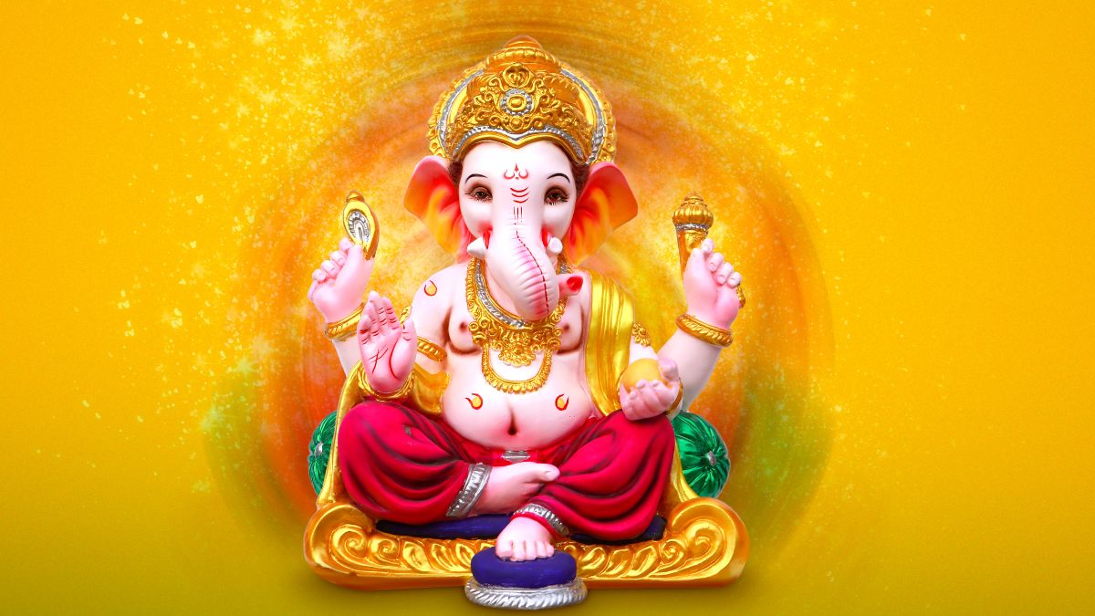 Lord Ganesha is known as “Vighnaharta” who is the lord of removing obstacles. He is also known as the god of intelligence, prosperity, wealth and good fortune. (Image Source: Canva)