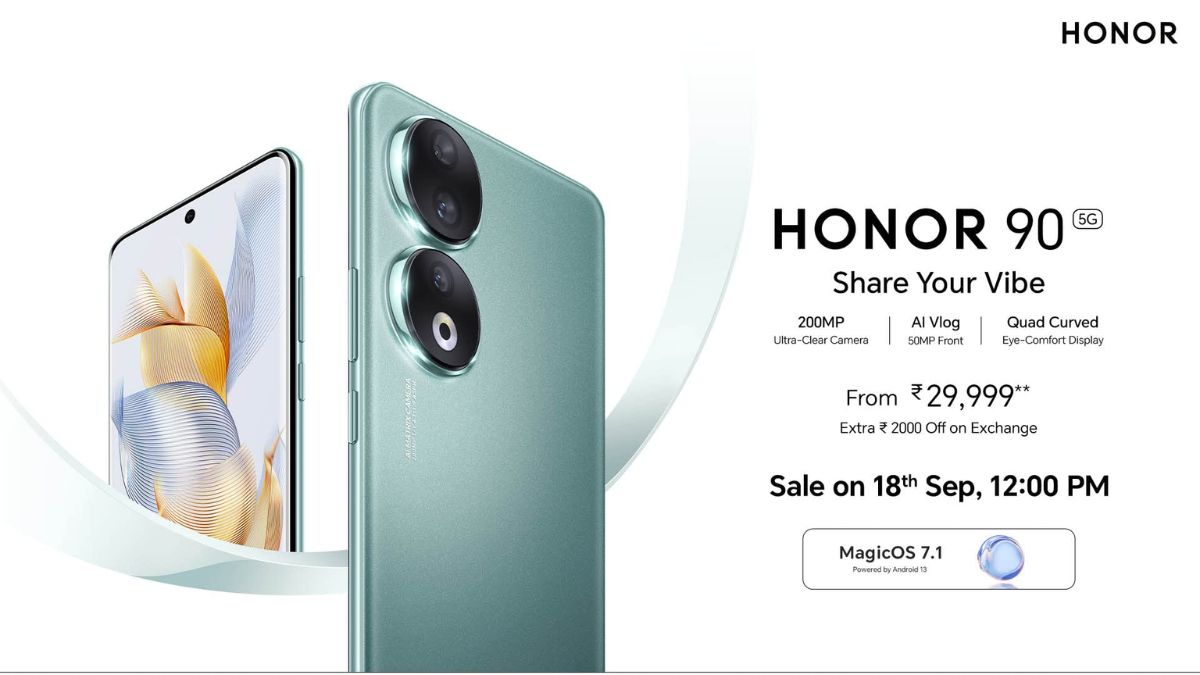 Honor 90 Price In India: Get Up To Rs 10,000 Off Via Offers On New Premium  Smartphone During First Sale; Details