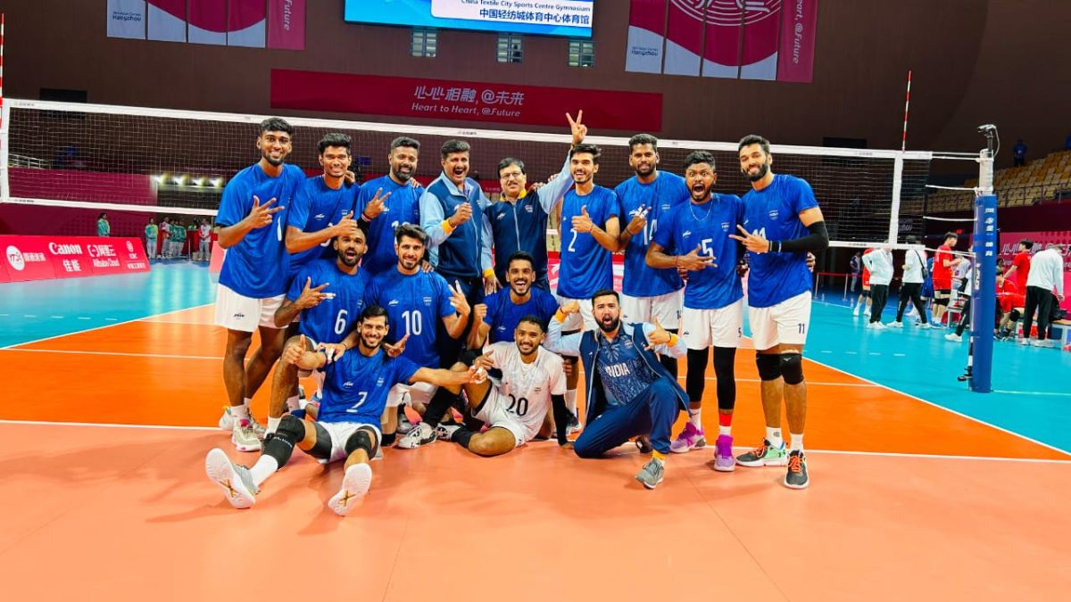 Asian Games 2023 India's Volleyball Team Goes Past Chinese Taipei To