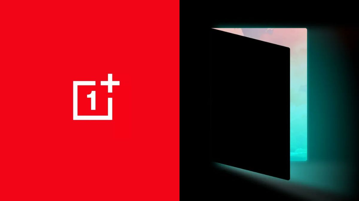 OnePlus, rotated logo, black background B Stock Photo - Alamy