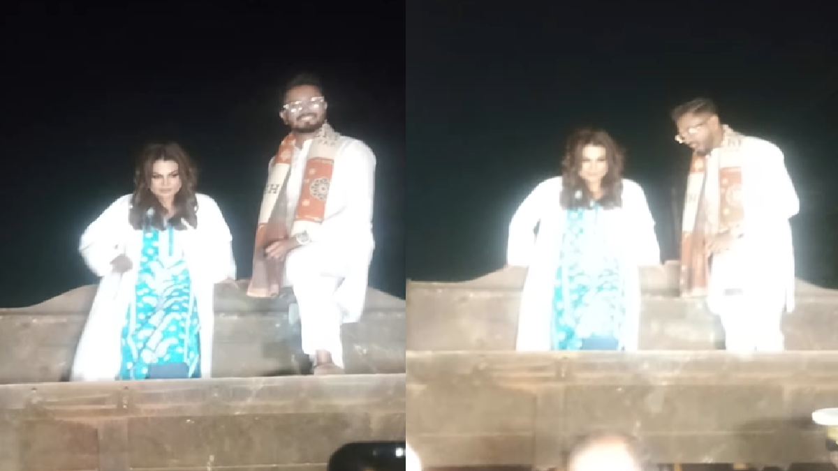 rakhi-sawant-arrives-on-jcb-to-estranged-husband-adil-khan-durrani-house-netizen-ask-kya-chahiye-isko-wtach-viral-video