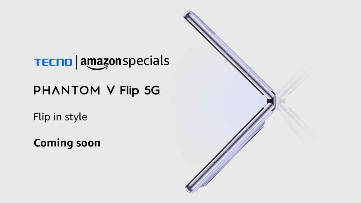 tecno-phantom-v-flip-price-in-india-specs-phone-launch-teased-on-amazon-expected-colour-storage-variants-processor-camera