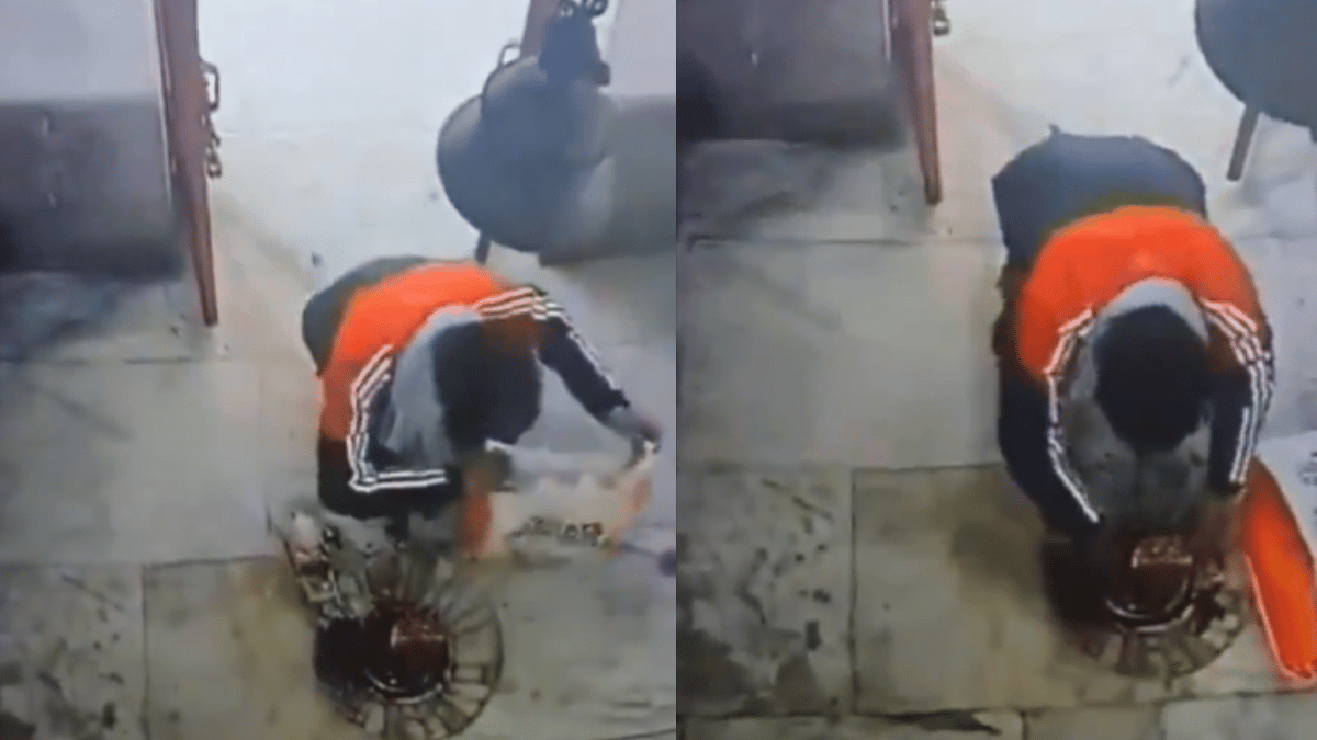 viral-video-meerut-thief-worships-before-stealing-snake-idol-from-lord-shiva-temple-earns-sanskari-chor-title