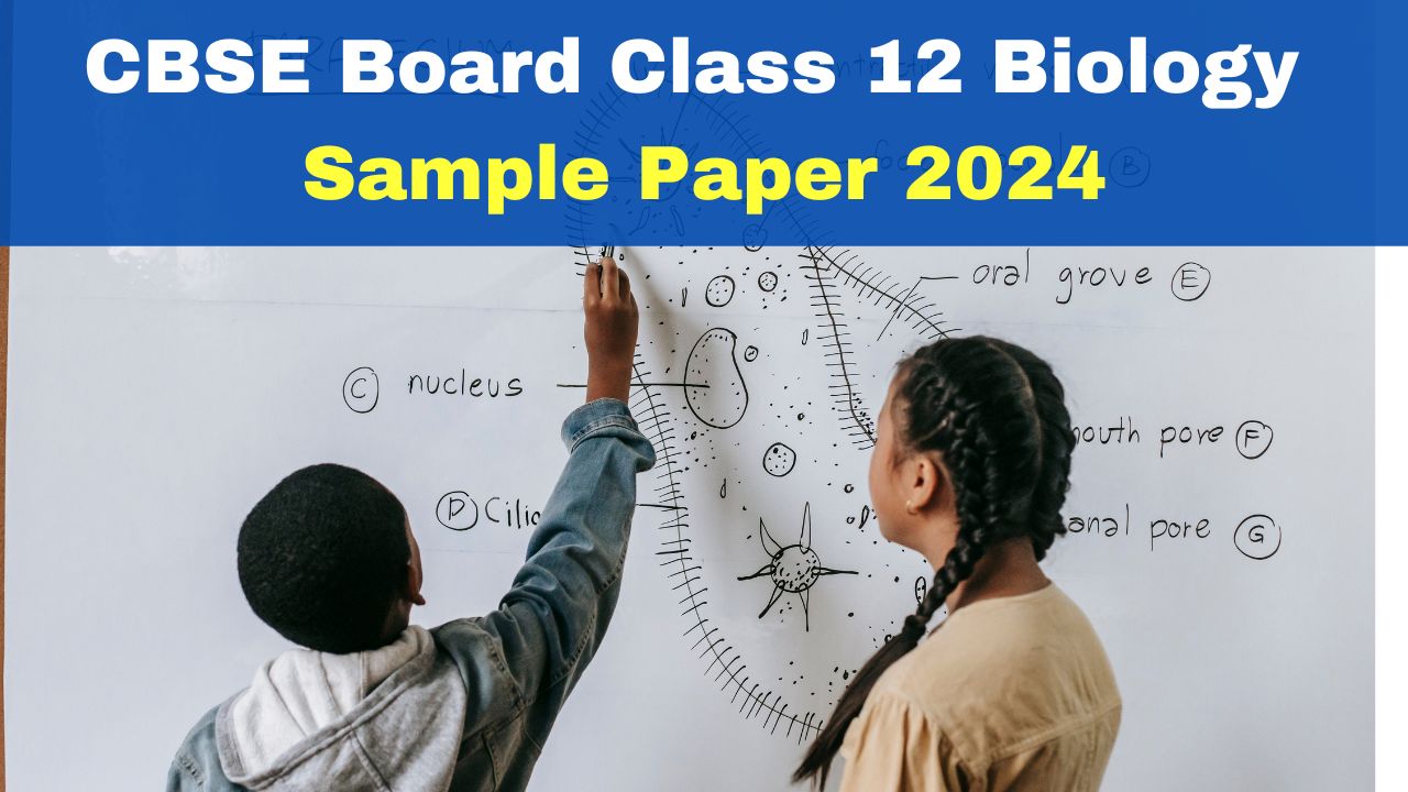 CBSE Board Class 12 Biology Exam Sample Paper 2024 And Marking Scheme; Download PDF Here