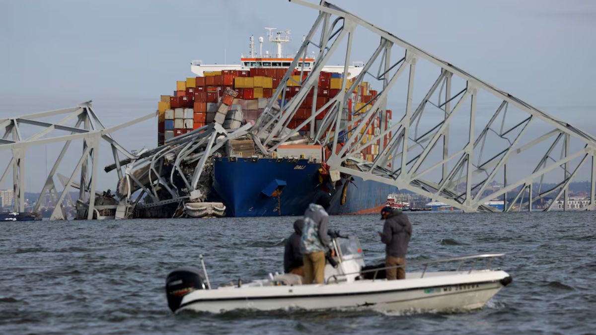 Baltimore Bridge Collapse US Divers Recover Bodies Of Two Missing