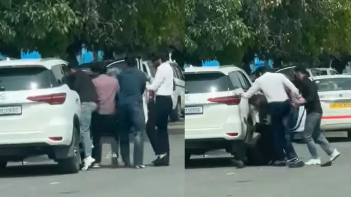 Noida Crime Amity Student Dragged Out Of Car, Thrashed Mercilessly On