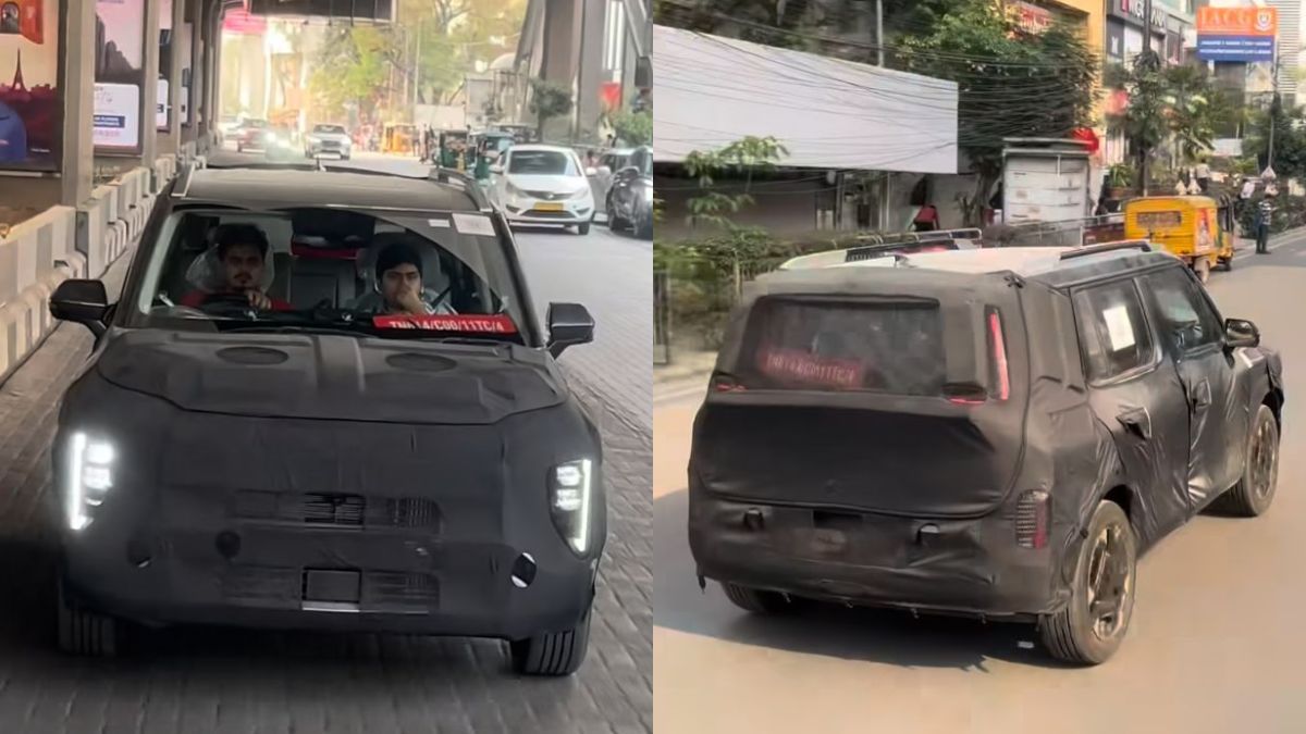 Kia Clavis Spotted Testing On Indian Roads With Panoramic Sunroof, May ...