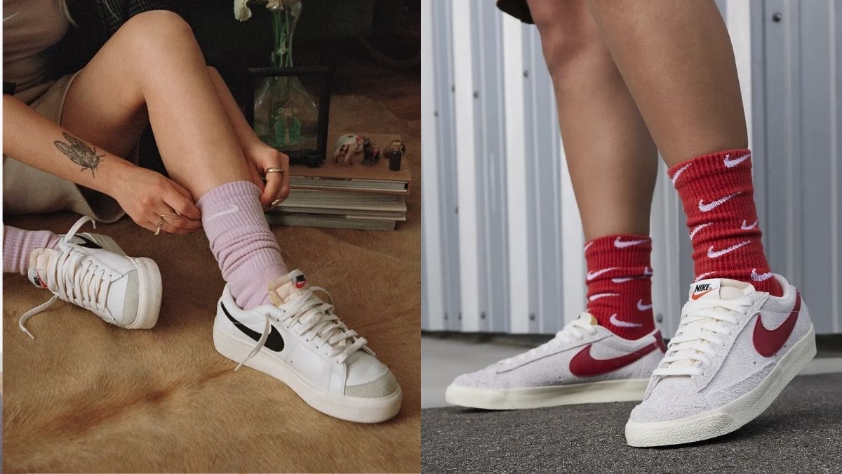White Nike sneakers for men for a suave and avant-garde look