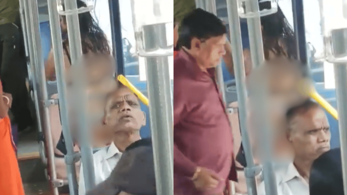 Caught On Cam: Half Naked Woman Boards Delhi Bus; Shocked Passengers Draw  Attention In Viral Video