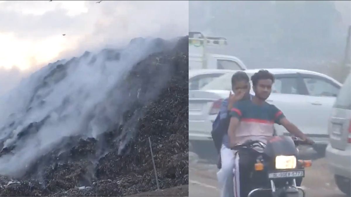 Ghazipur Landfill Fire: Authorities Fail To Douse Flames As Locals ...