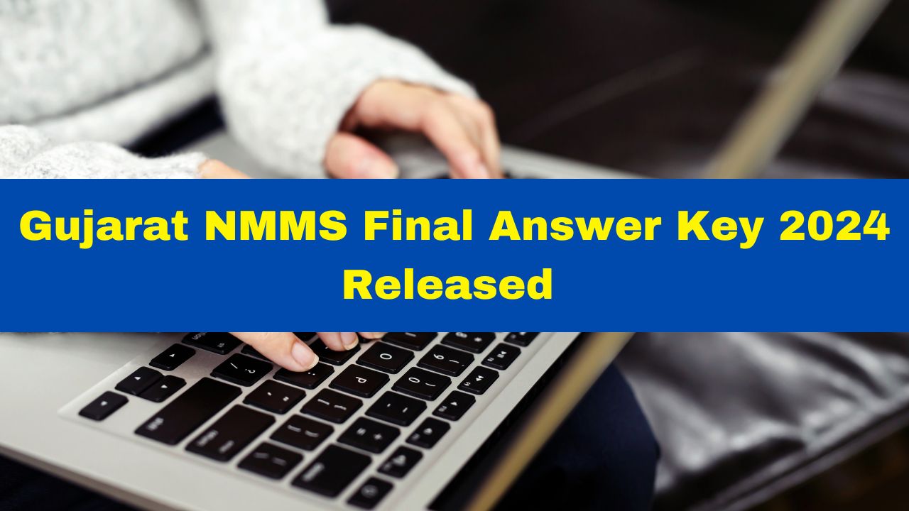 Gujarat nmms final answer key 2024 released at sebexam details here