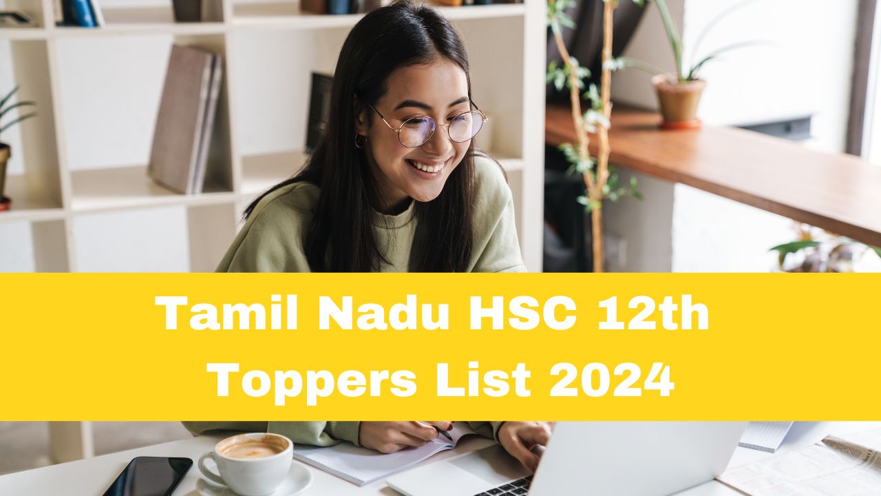 Tamil Nadu HSC 12th Toppers List 2024 Tiruppur District Tops TN HSC