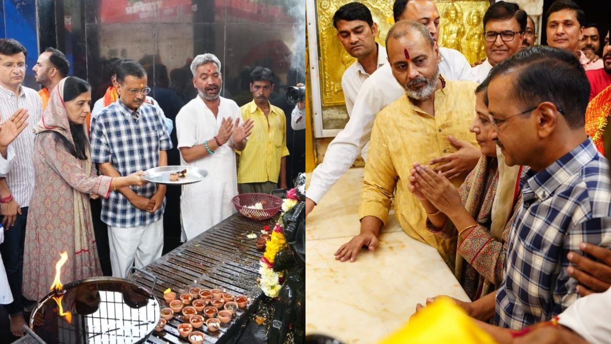 Arvind Kejriwal Offers Prayers At Hanuman Temple, Roadshows Next As Delhi CM Begins Lok Sabha Campaign
