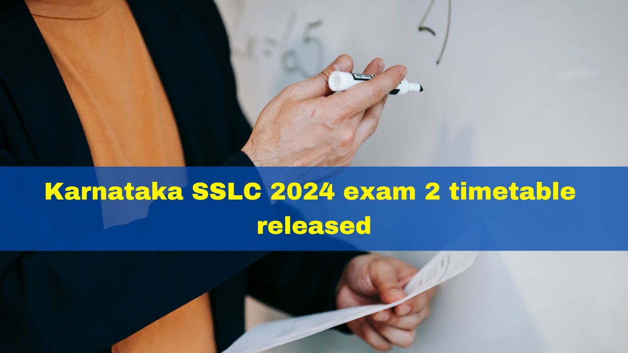 Karnataka Sslc Exam Timetable Released Check Schedule Here