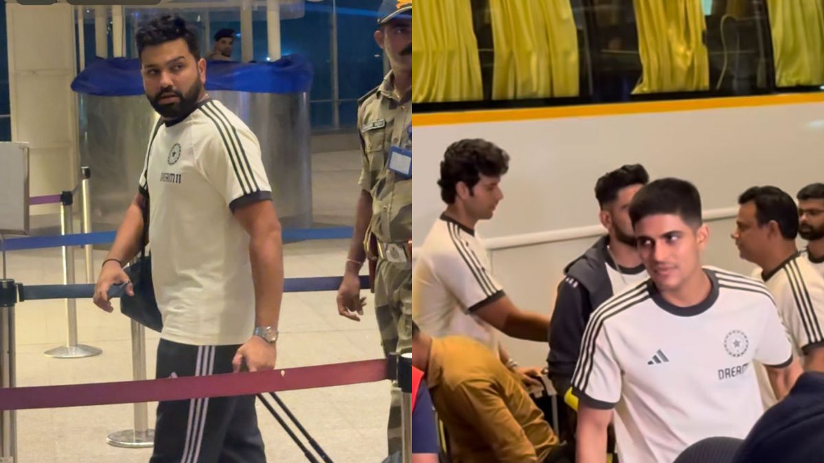 T20 World Cup 2024: Rohit Sharma, Ravindra Jadeja Spotted At Mumbai Airport  As First Batch Of Indian Players Leave For USA | Watch