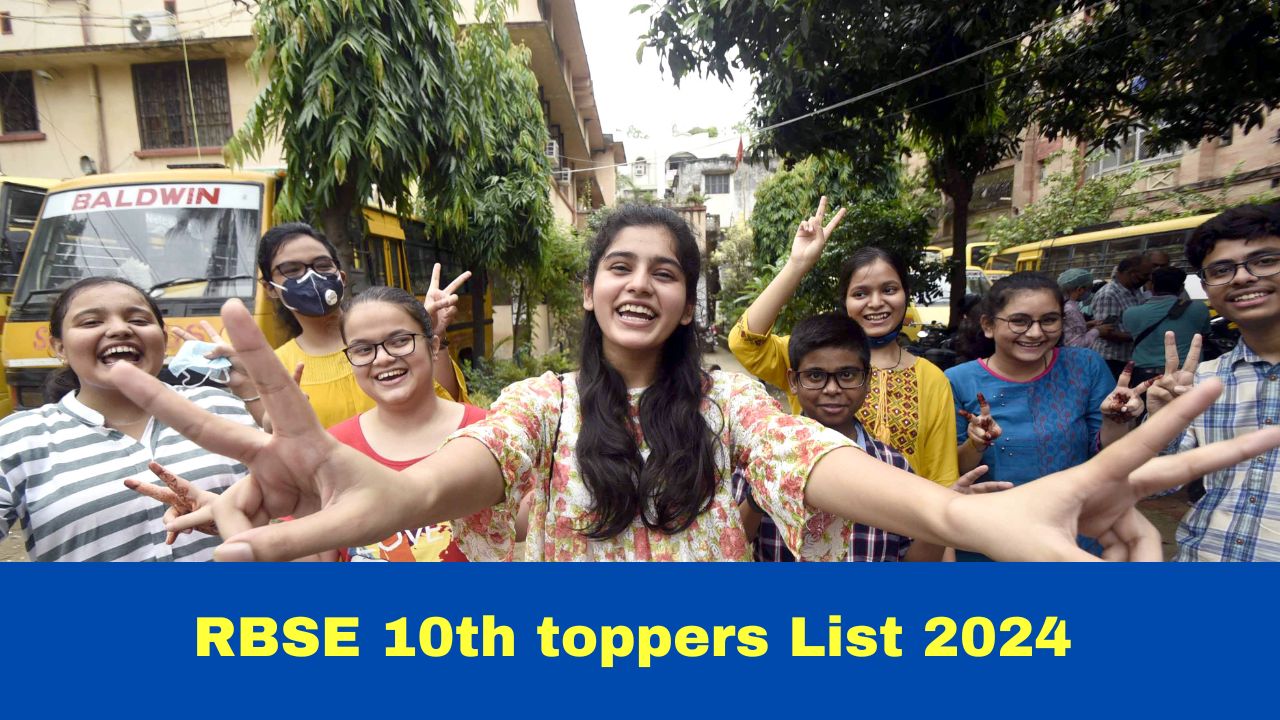 RBSE 10th Toppers List 2024 Check Rajasthan Board Class 10th Result