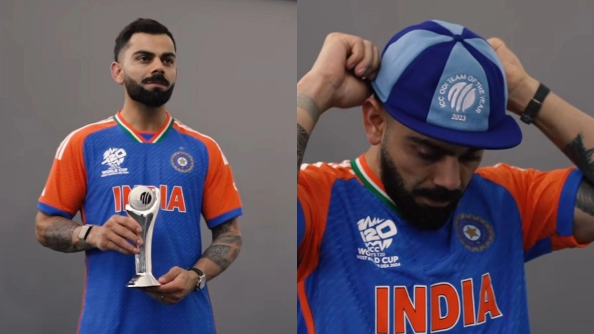 virat-kohli-receives-icc-odi-player-of-the-year-2023-award-poses-with-trophy-and-cap-in-special-video-watch