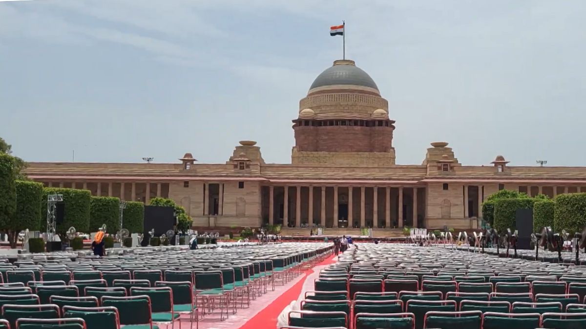 WATCH: Rashtrapati Bhawan Shares Video Of Preparations Of Narendra Modi ...