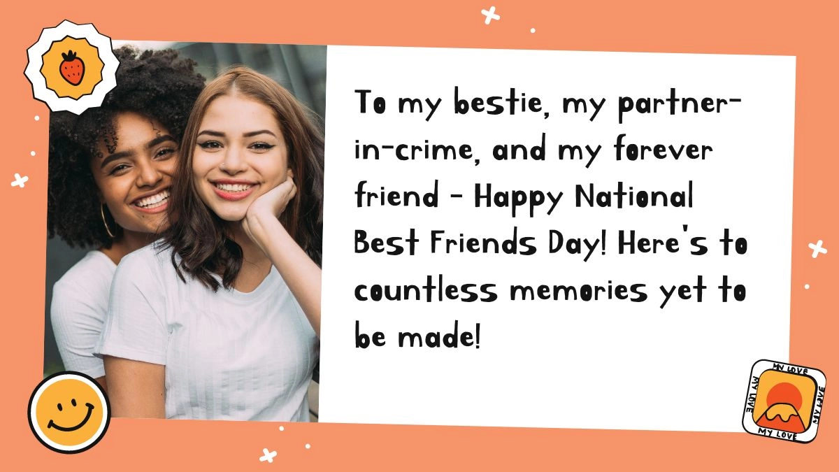 World Best Friend Day 2024 Poster Kerri Donella