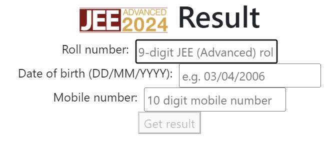 JEE Advanced Result 2024 (OUT) Live Updates: Link Active At jeeadv.ac.in