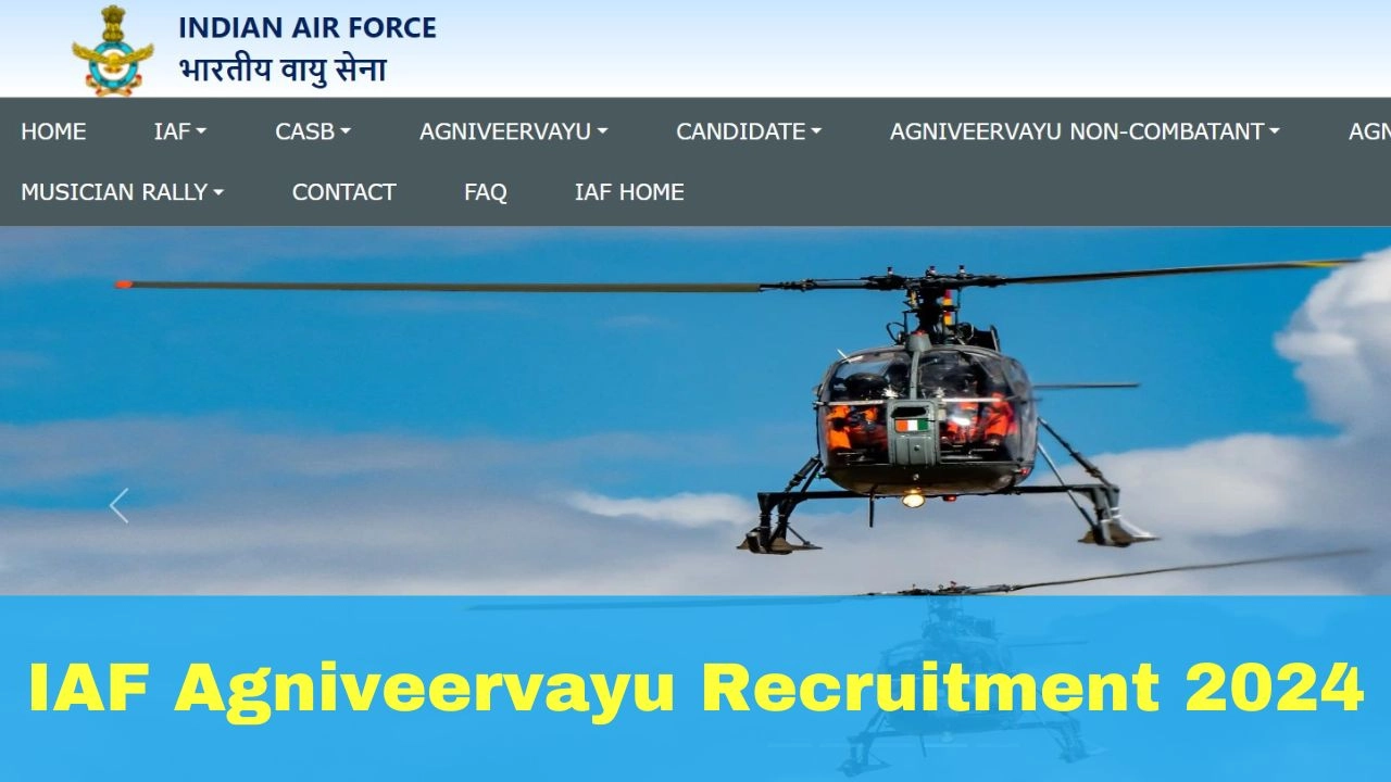 iaf-agniveervayu-recruitment-2024-notification-released-at-agnipathvayu-cdac-in-apply-from-july-8