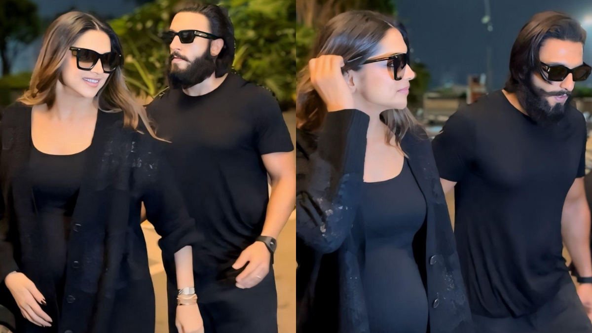 Are Parents To Be Deepika Padukone-Ranveer Singh Off To London For Babymoon? Couple Spotted Twinning In Black At Airport