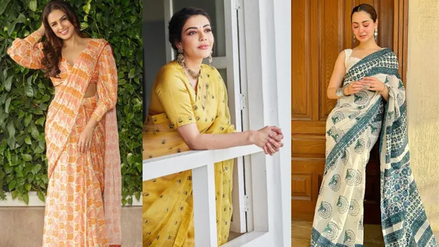 hania-aamir-to-kajal-aggarwal-times-when-celebrities-turned-fashion-into-breathtaking-art-in-simple-saree-looks