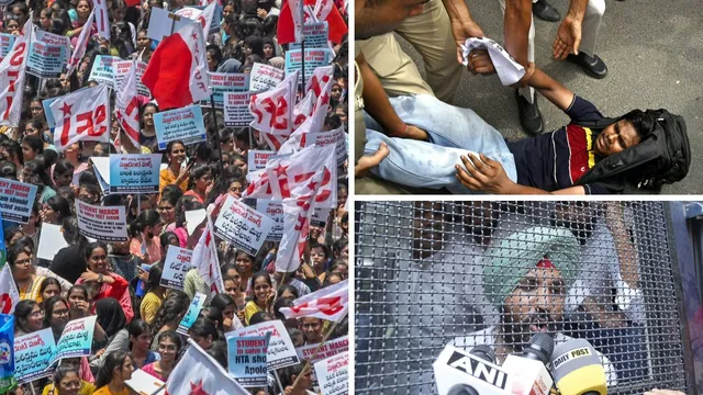 neet-ugc-net-protests-nta-faces-backlash-as-political-parties-student-bodies-and-aspirants-hit-streets-in-pics