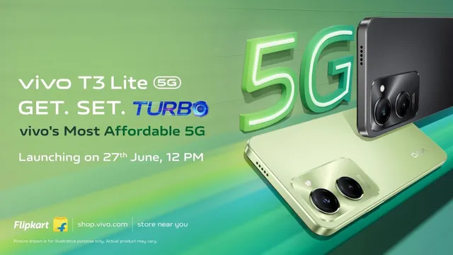 vivo-t3-lite-5g-launch-date-in-india-teased-vivo-most-affordable-5g-phone-to-be-available-on-flipkart-expected-price-specifications-processor-here