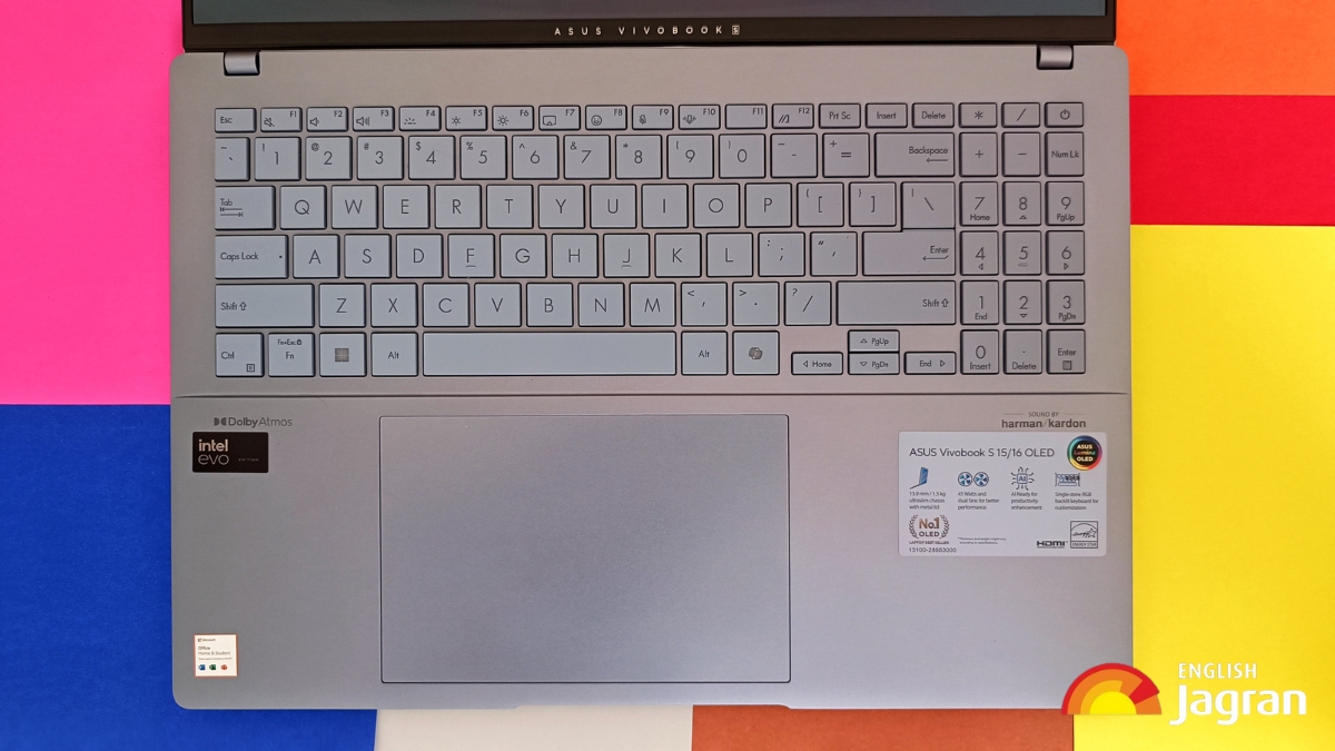 Vivobook S16 Keyboard and Trackpad
