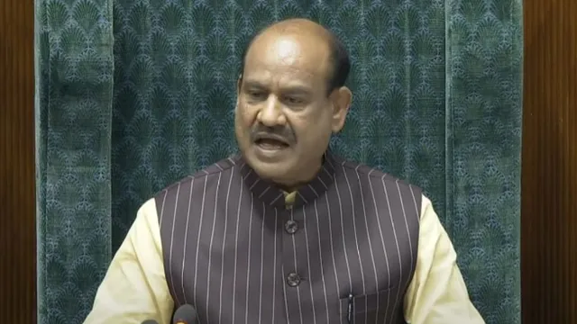 lok-sabha-speaker-om-birlas-emergency-reference-triggers-protests-sloganeering-by-opposition-members