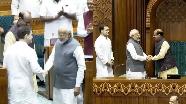 om-birla-lok-sabha-speaker-election-pm-modi-rahul-gandhi-lok-sabha-video-bjp-congress-k-suresh-nda-india-bloc-parliament-news-updates