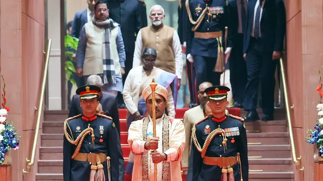 sp-rk-chaudhary-sparks-political-bickering-with-remarks-on-sengol-nda-india-bloc-leaders-trade-barbs