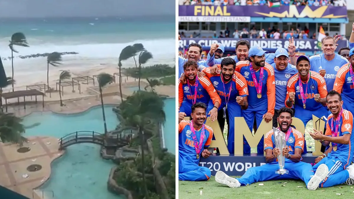 hurricane-beryl-hit-caribbean-islands-indian-cricket-team-remains-stranded-in-barbados-extremely-dangerous
