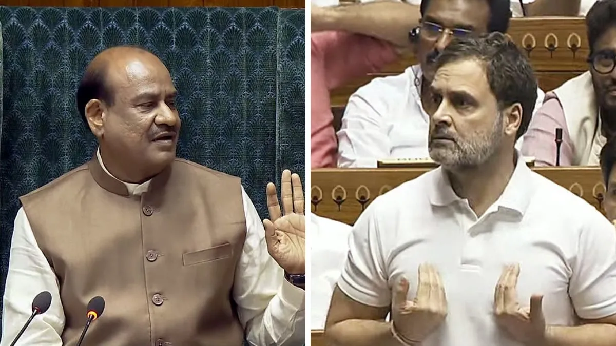 lok-sabha-mic-row-spat-between-rahul-gandhi-speaker-birla-over-microphone-turned-off-who-controls-it-in-parliament