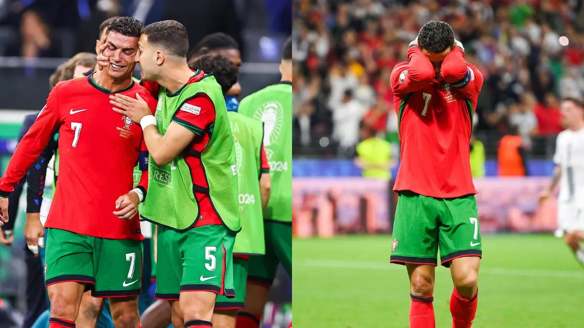 euro-2024-cristiano-ronaldo-cries-inconsolably-after-missing-penalty-for-portugal-against-slovenia-during-round-of-16-clash-watch