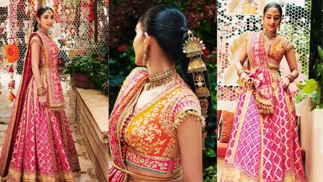 radhika-merchants-royal-look-in-manish-malhotra-jewels-at-mameru-ceremony-with-anant-ambani-photos