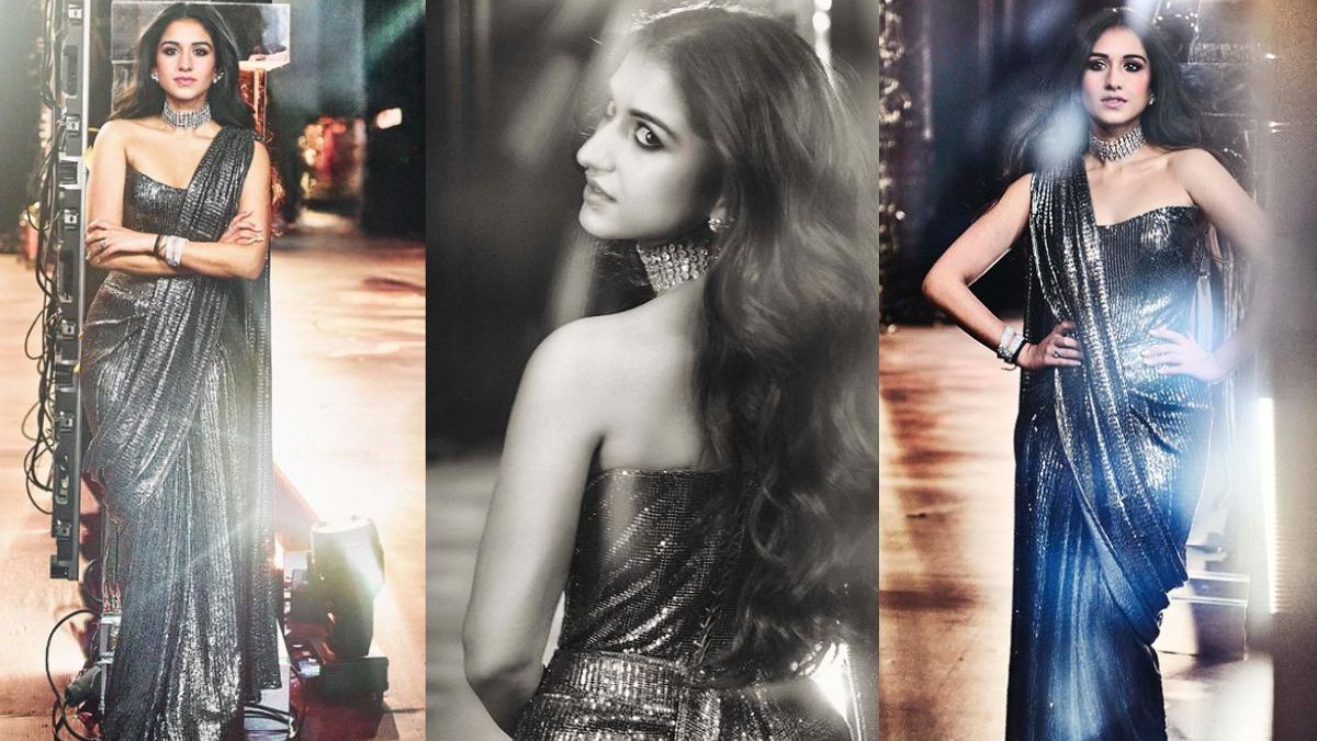 radhika-merchant-in-black-chainmail-pattern-saree-is-perfect-inspiration-for-your-next-cocktail-party-see-photos