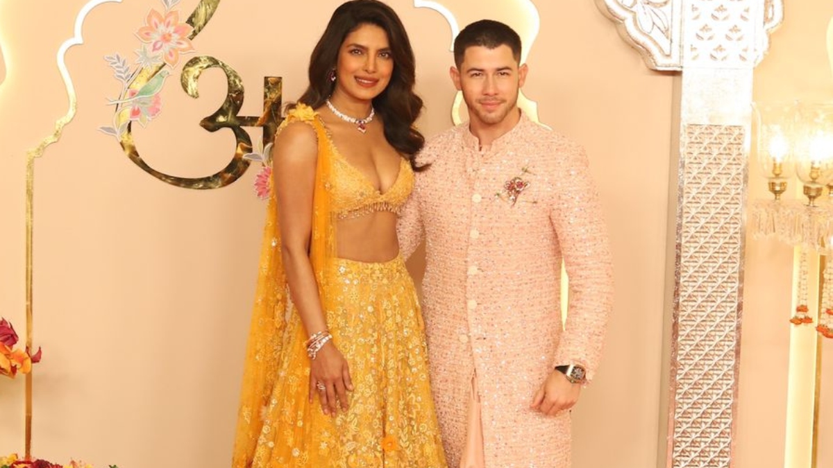 Priyanka Chopra And Nick Jonas Look Ethereal In Traditional Outfits For ...