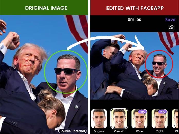 Fact Check: Viral Photos Of Donald Trump Smiling After Assassination ...