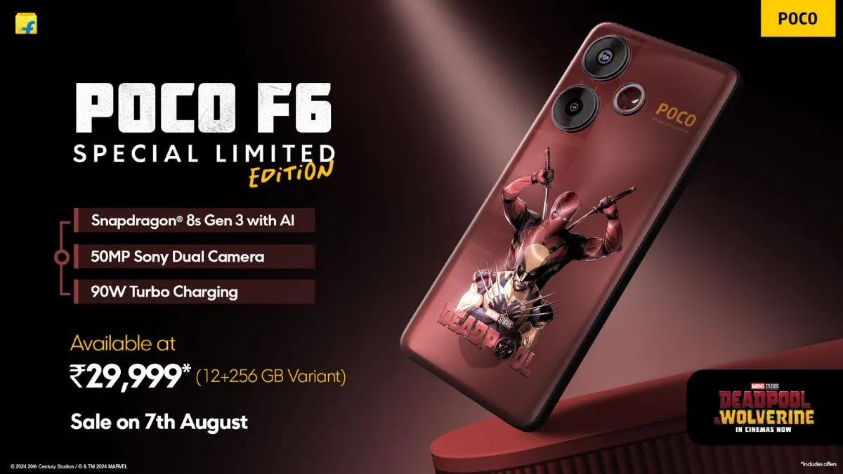 poco-f6-deadpool-wolverine-limited-edition-price-in-india-offers-features-specifications-announced-on-flipkart