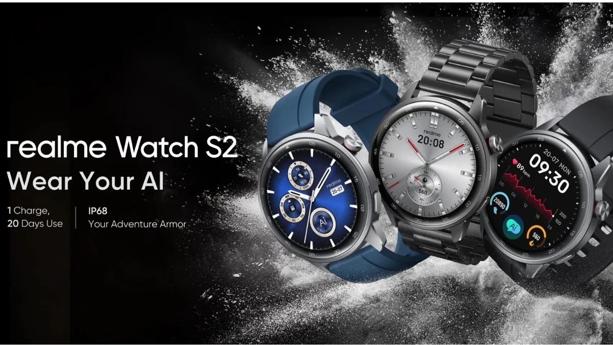 realme-watch-s2-launched-in-india-with-ai-personal-assistant-ip68-rating-realme-buds-t310-tags-along-check-price-features
